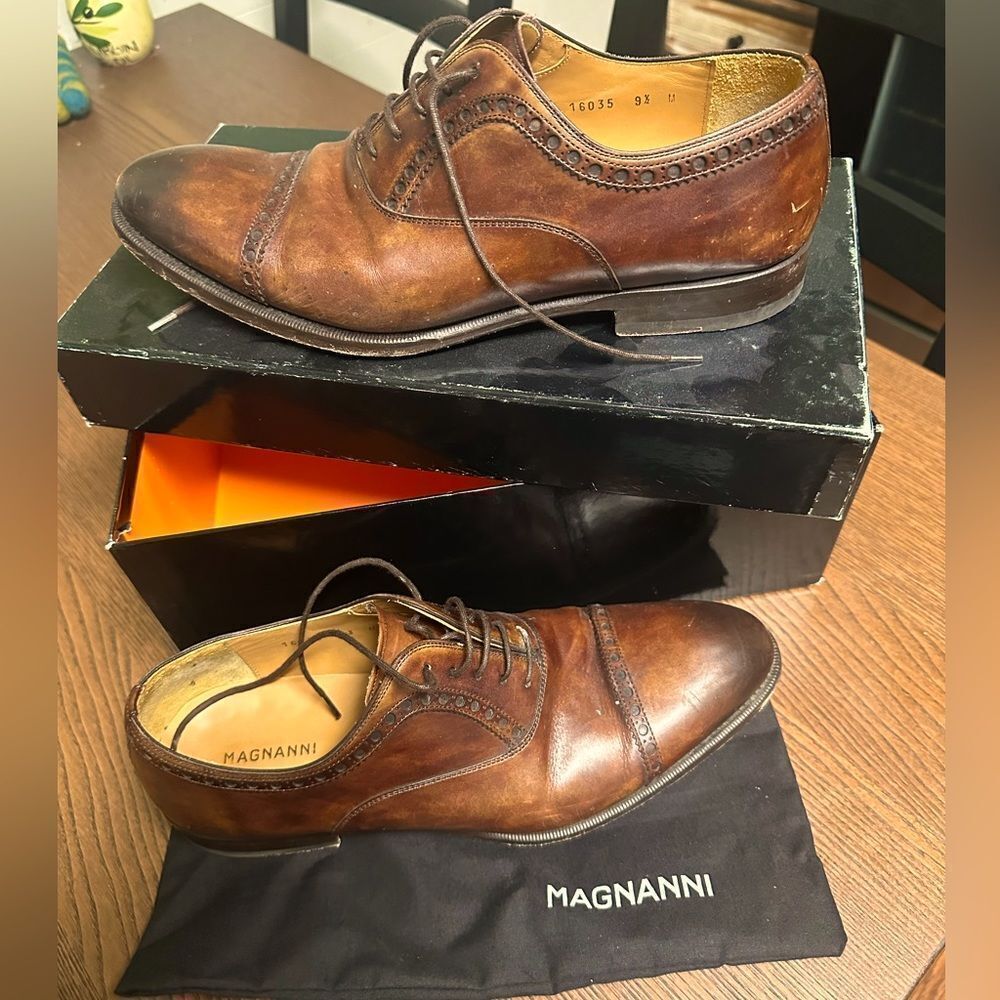 MAGNANNI LUCA dress shoe size 9.5
